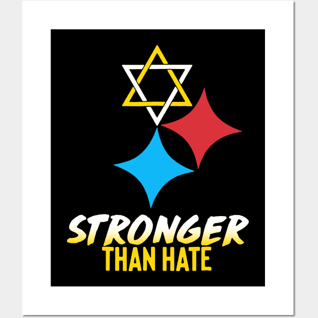 Stronger Than Hate Wall Art by wawann